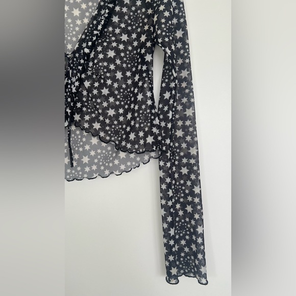 Free People Marne Star Tie-Front Blouse - Picture 3 of 6